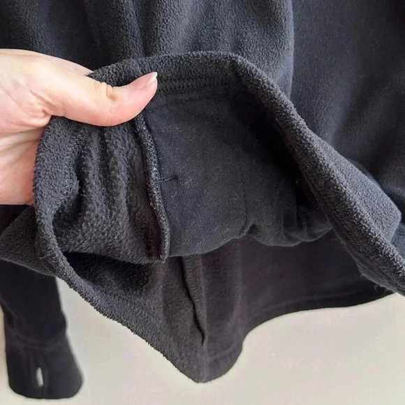 Old Navy Go-Warm Micro Performance Fleece 1/4-Zip Sweatshirt, Black Jack, M - Picture 9 of 16